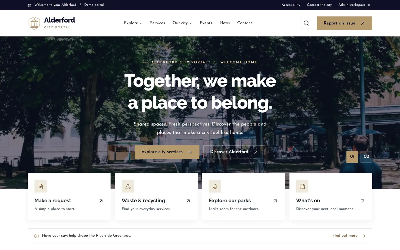 Homepage two